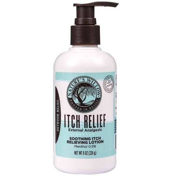 Natures Willow Itch Relief Lotion, 8 oz NWORL24